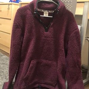 PINK Sherpa sweatshirt